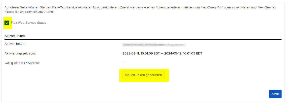 Anmeldung Interactive Brokers