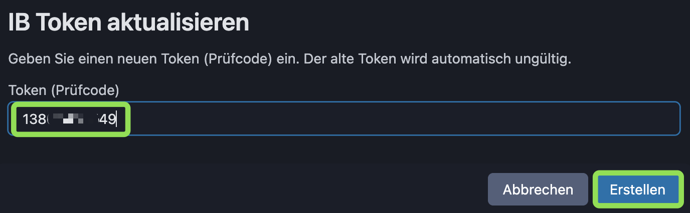 Anmeldung Interactive Brokers