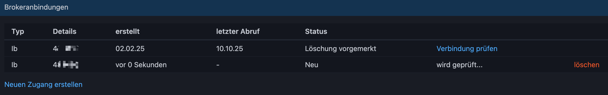 Anmeldung Interactive Brokers
